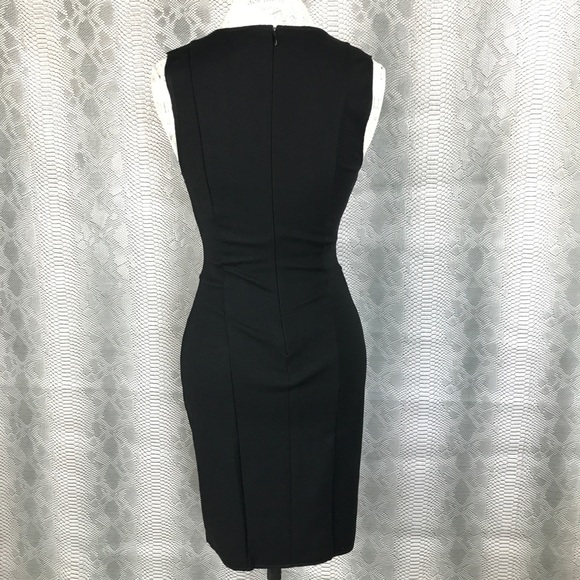 7 for all mankind black leather cut out dress - Picture 5 of 6